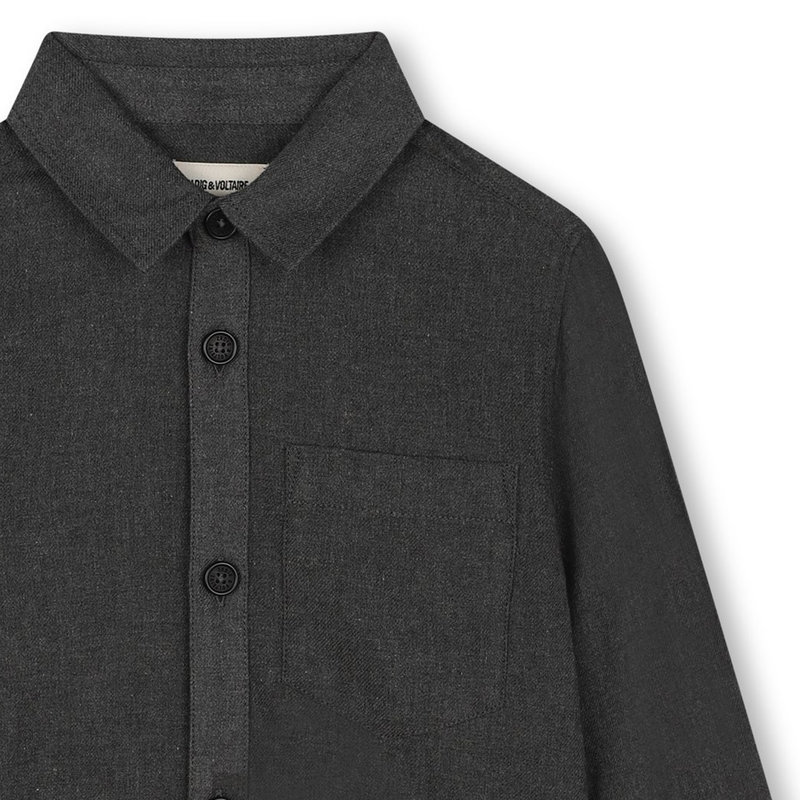 Long-sleeved embroidered shirt ZADIG VOLTAIRE 
                        BOY