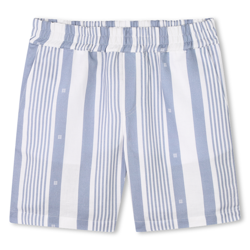 Linen blend shirt and shorts GIVENCHY 
                    BOY