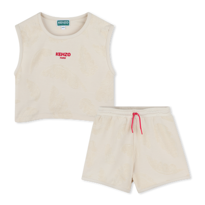 Terry Cloth Outfit Set KENZO KIDS GIRL