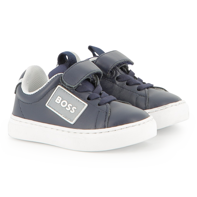 Cowhide leather sneakers BOSS 
                        BOY