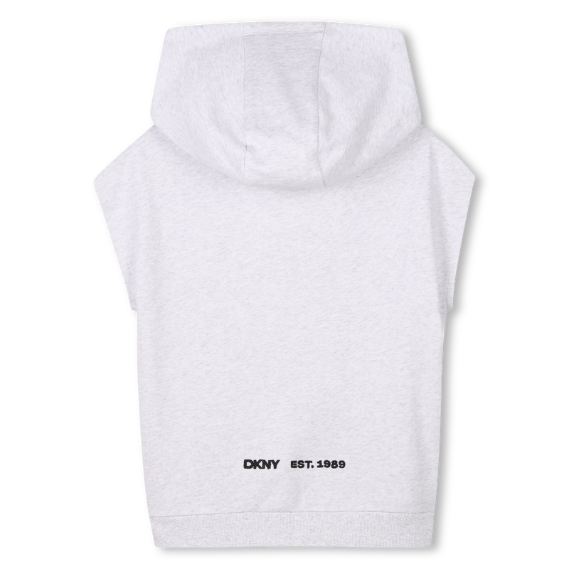 Zip-up sleeveless cardigan DKNY 
                    UNISEX