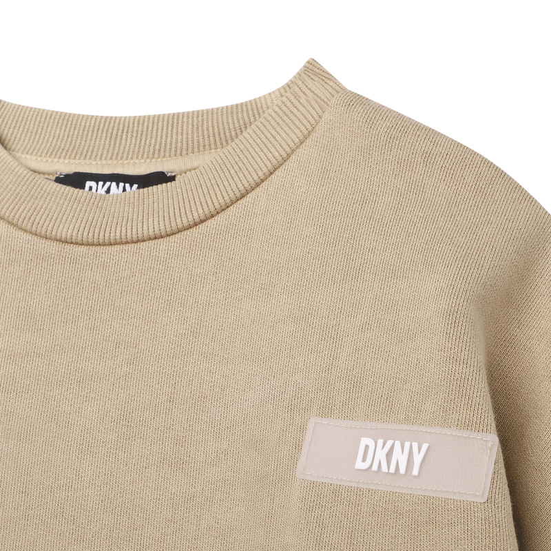 Logo cotton dress DKNY 
                    GIRL