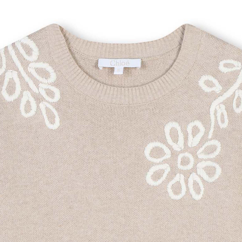 Embroidered Knitted Dress CHLOE 
                    GIRL