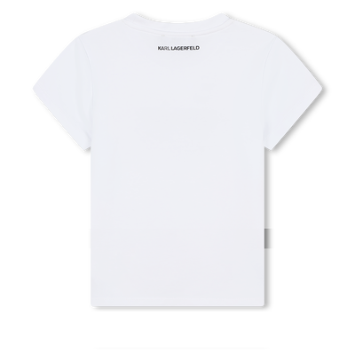 Sunglass Graphic Tee KARL LAGERFELD KIDS GIRL