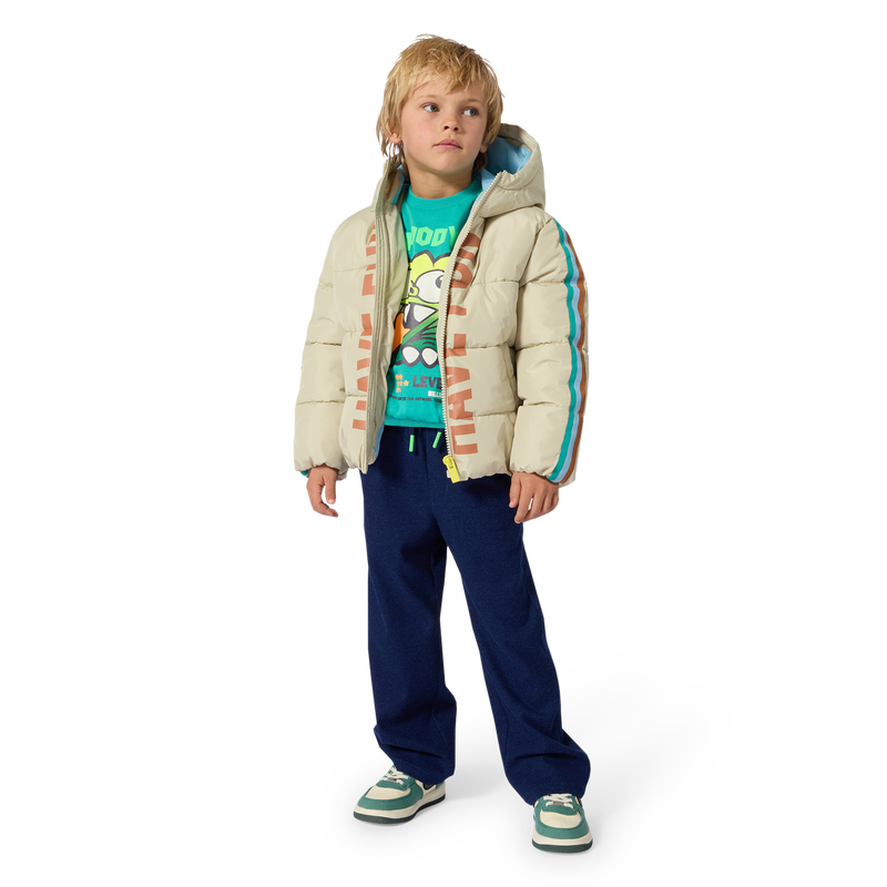 Hooded down jacket BILLIEBLUSH 
                        BOY