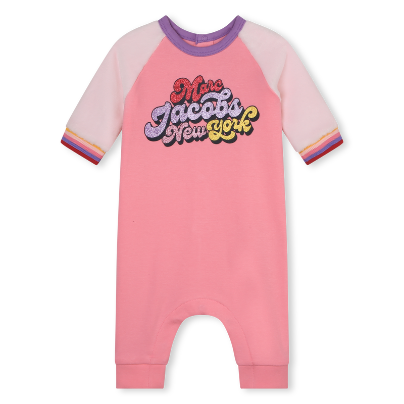 Cotton and fleece onesie MARC JACOBS 
                    UNISEX