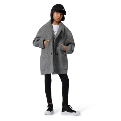 Wool cloth coat DKNY GIRL
