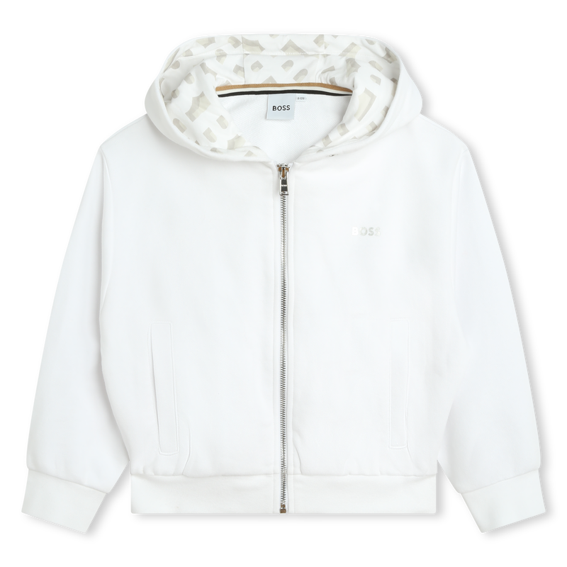 Hooded fleece zip sweatshirt BOSS 
                    GIRL