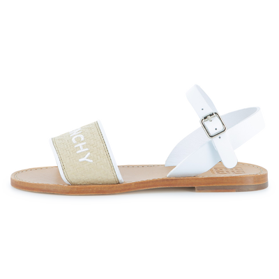 パンプス GIVENCHY Women Sandals BE3083E1XV 366 GREEN Slide Flat Sandal | GIVENCHY | elysewalker