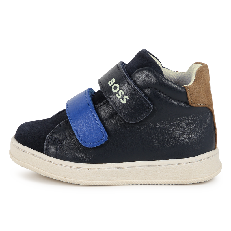 Leather Velcro Sneakers BOSS 
                    BOY