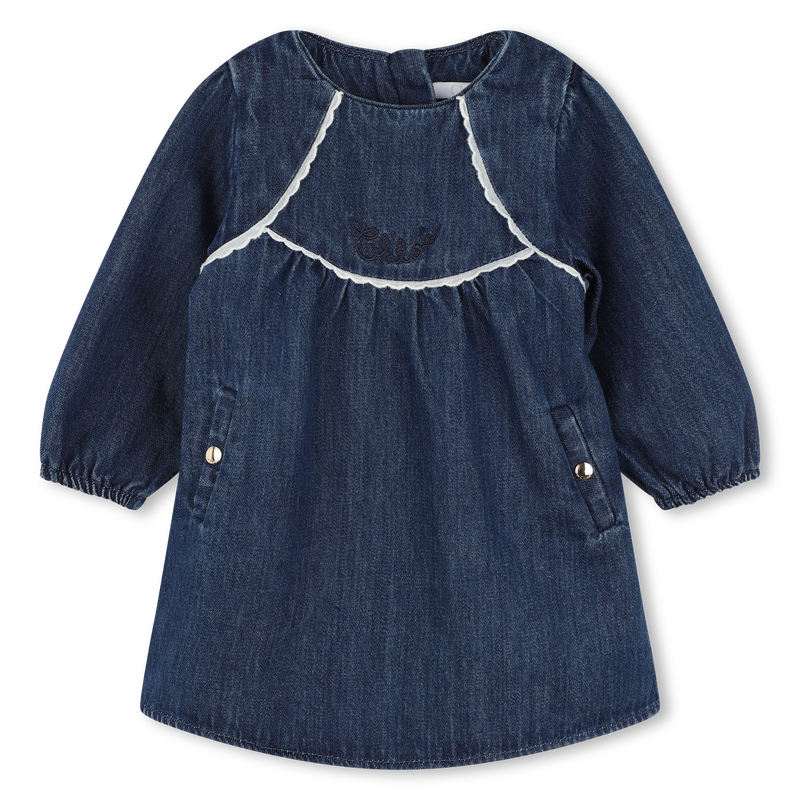 Denim Dress & Tights CHLOE 
                    GIRL