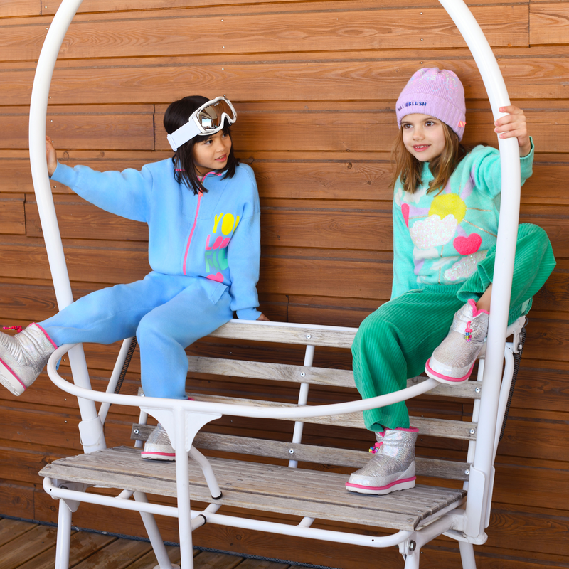 Elastic-Lace Snow Boots BILLIEBLUSH 
                    GIRL