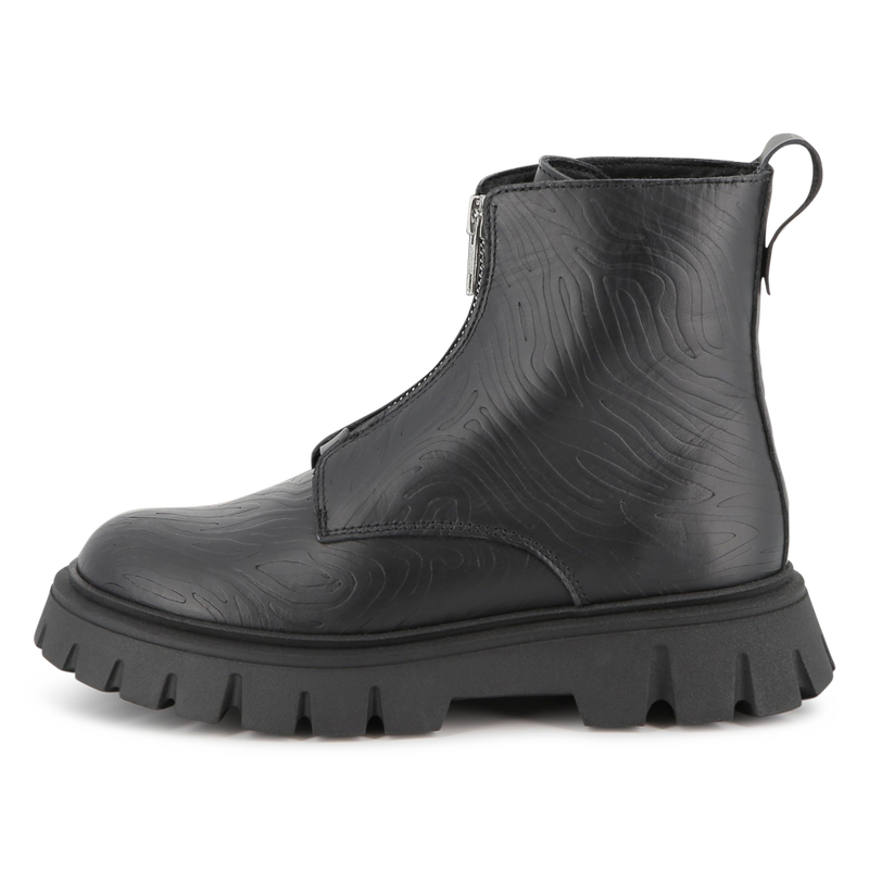 Cowhide leather ankle boots MARC JACOBS 
                    GIRL