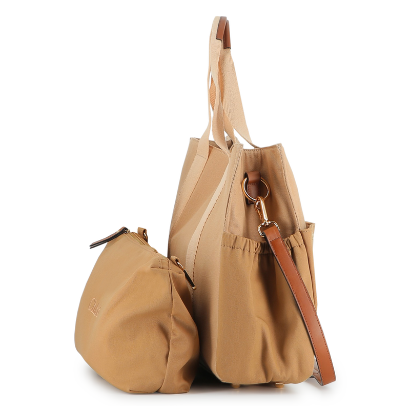 Bi-material diaper bag CHLOE 
                    GIRL