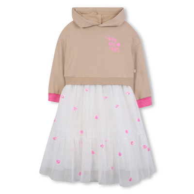 Bi-material dress BILLIEBLUSH GIRL