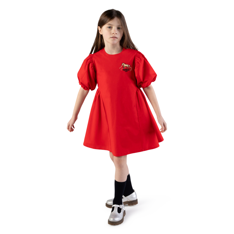 Balloon Sleeve Dress KENZO KIDS 
                        GIRL