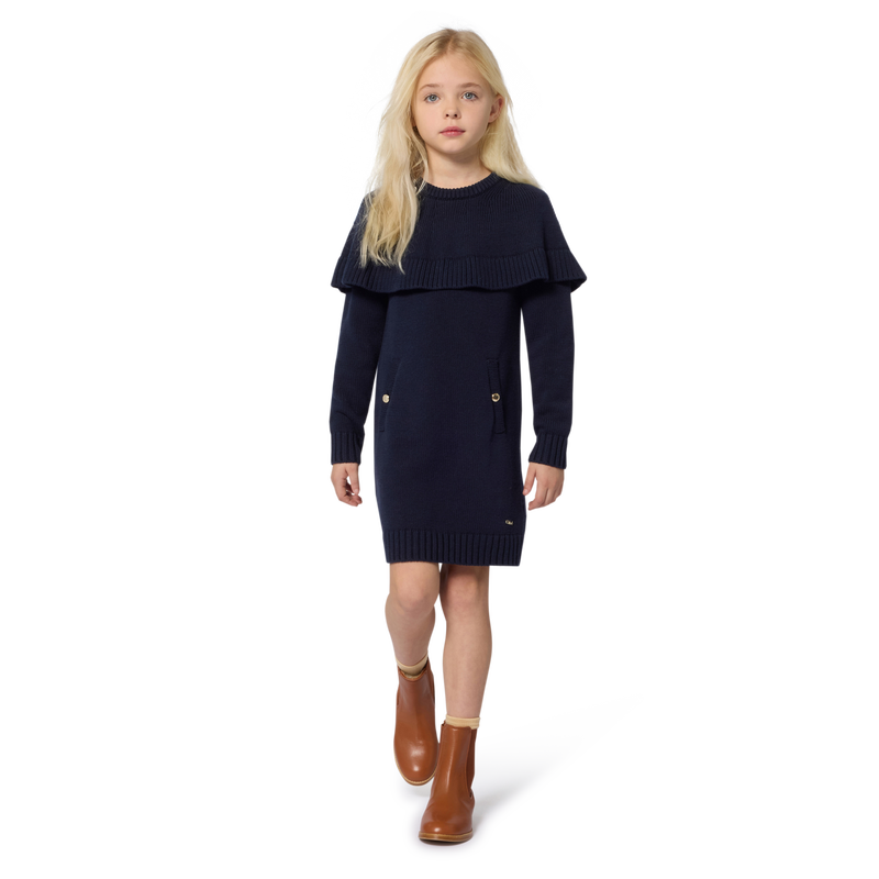 Knit cape dress CHLOE 
                        GIRL