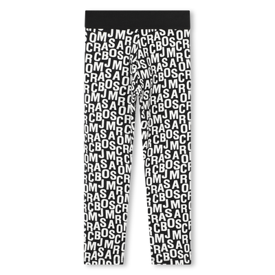Printed Two-Tone Leggings MARC JACOBS GIRL