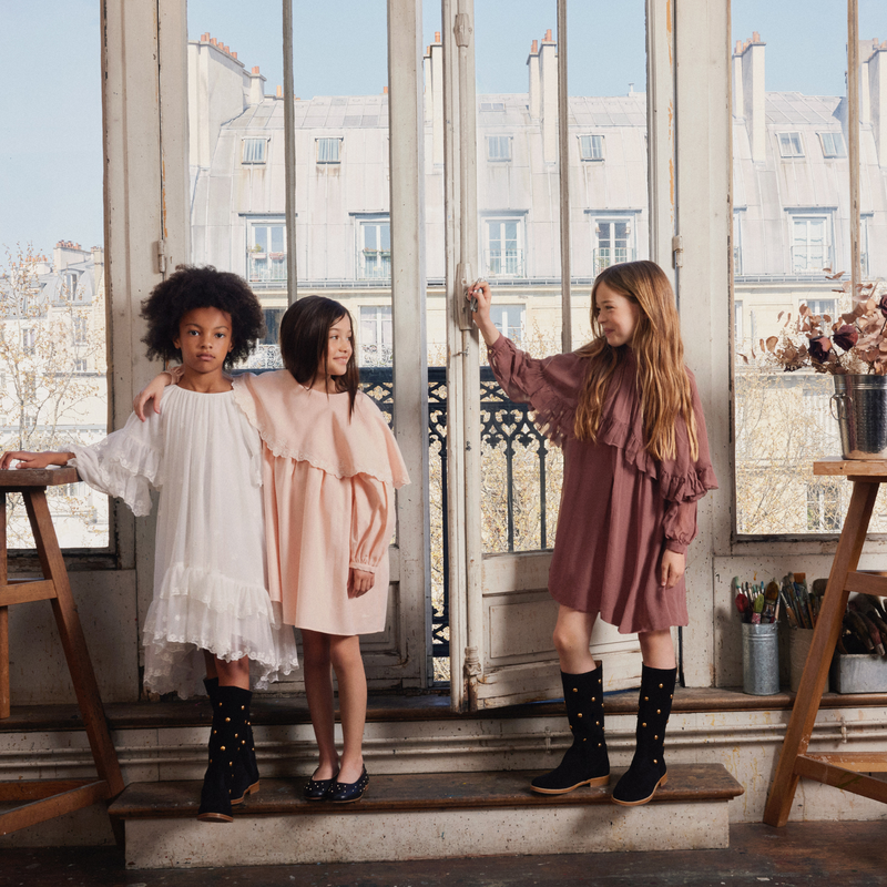 Sheepskin ballerinas CHLOE 
                        GIRL