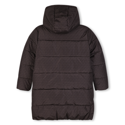 Hooded down jacket MICHAEL KORS GIRL