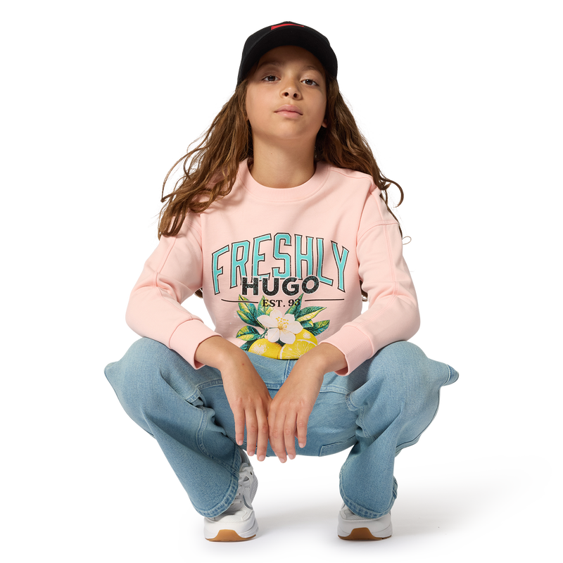 Fleece Sweatshirt HUGO 
                        GIRL