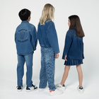 Pleated denim skirt BILLIEBLUSH 
                    GIRL