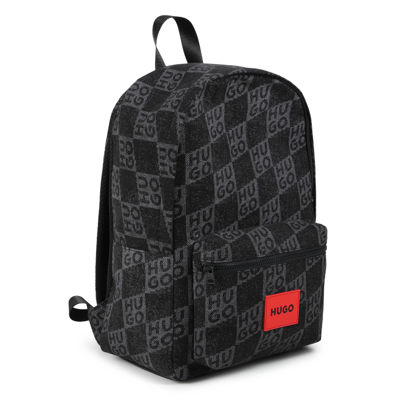 Printed Fabric Backpack HUGO 
                    BOY