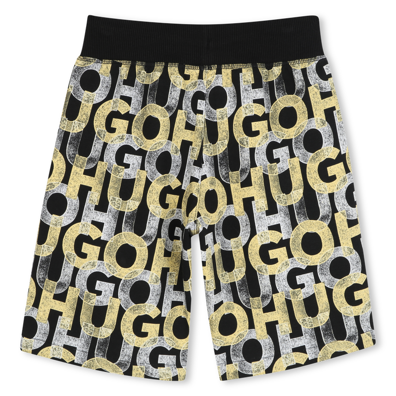 Fleece Bermuda running shorts HUGO 
                    BOY