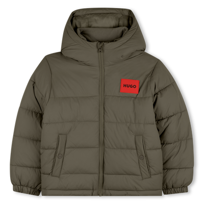 Hooded down jacket HUGO BOY