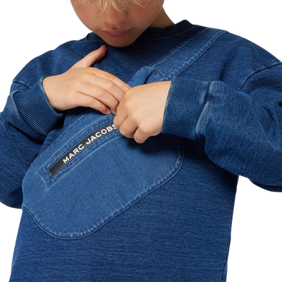 Printed fleece sweatshirt MARC JACOBS BOY