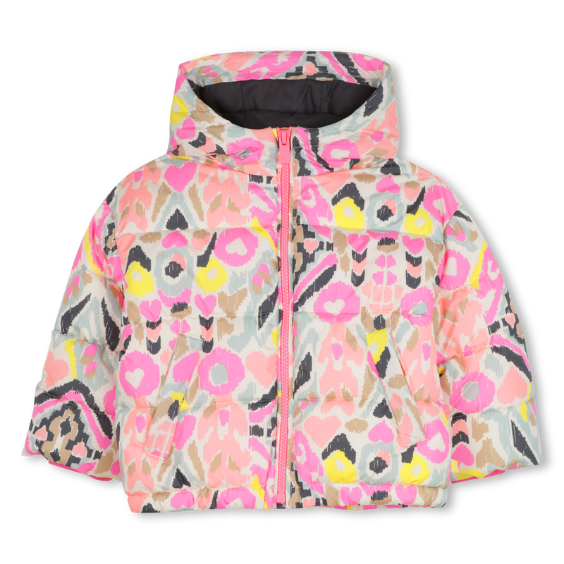 ikat printed down jacket BILLIEBLUSH 
                        GIRL