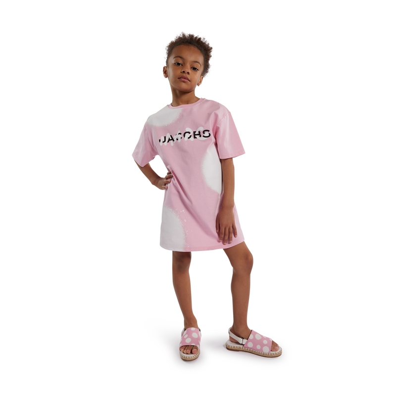 Short-Sleeved Cotton Dress MARC JACOBS 
                    GIRL
