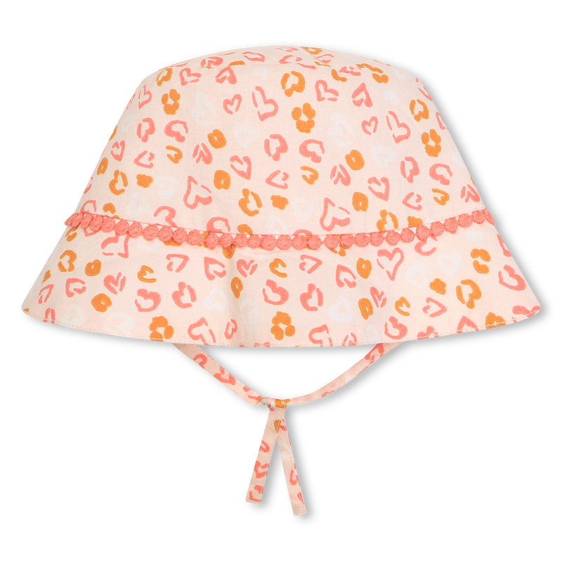 Printed cotton hat CARREMENT BEAU 
                    GIRL