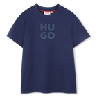 Short-sleeved cotton T-shirt HUGO 
                    BOY