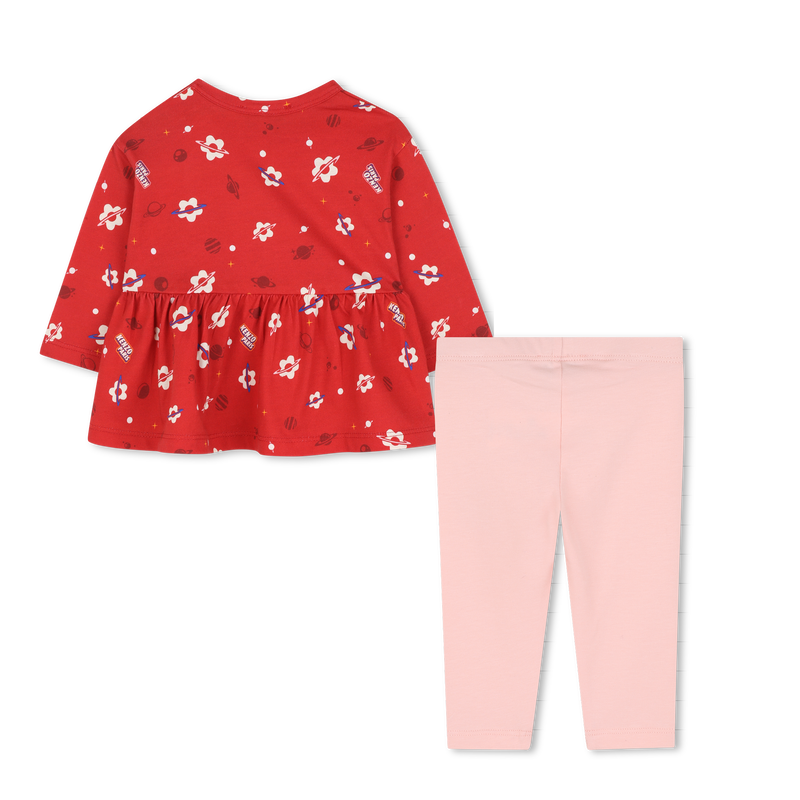 T-shirt and legging set KENZO KIDS 
                        GIRL
