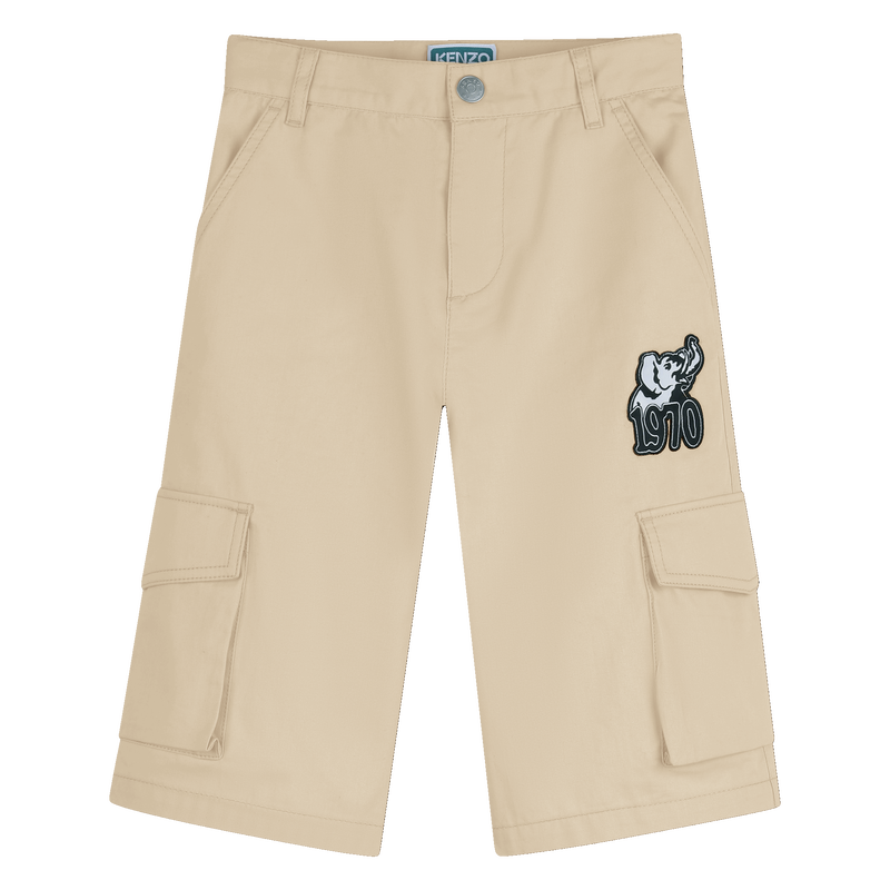 Patch Pocket Bermudas KENZO KIDS 
                        BOY