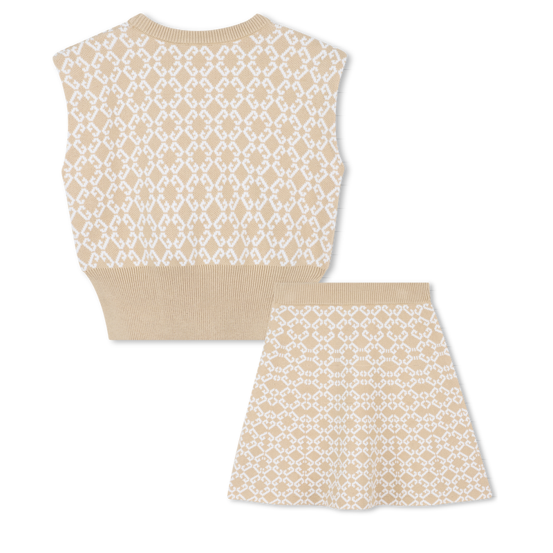 Sweater and skater skirt set GIVENCHY 
                    GIRL