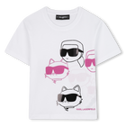 Short-sleeved T-shirt KARL LAGERFELD KIDS 
                    GIRL