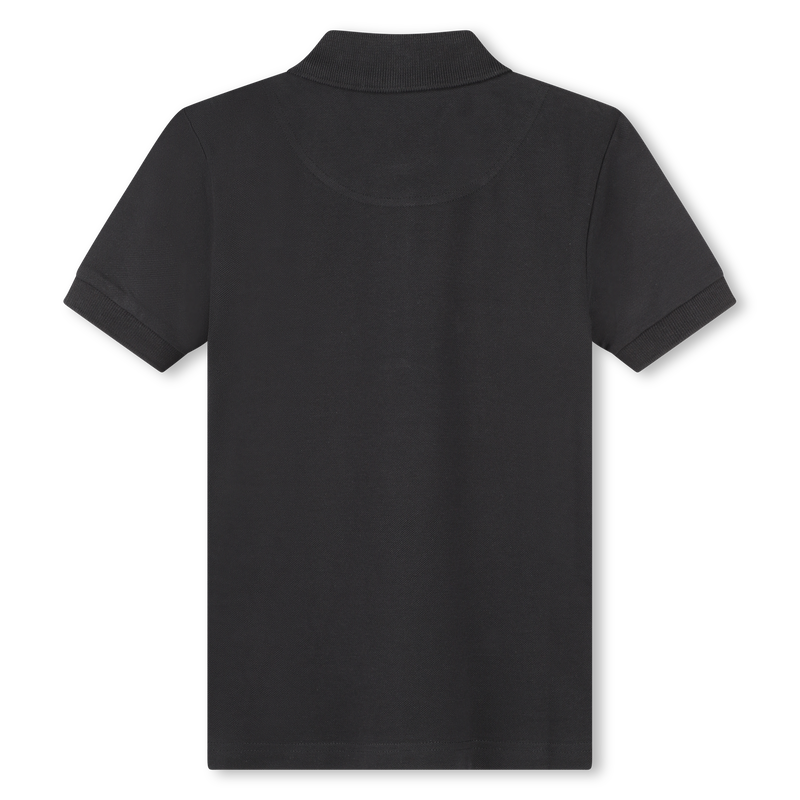 Short-sleeved cotton polo HUGO 
                    BOY