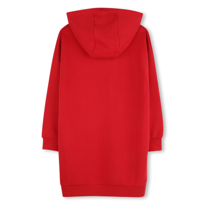 Dress in non-brushed fleece KENZO KIDS GIRL