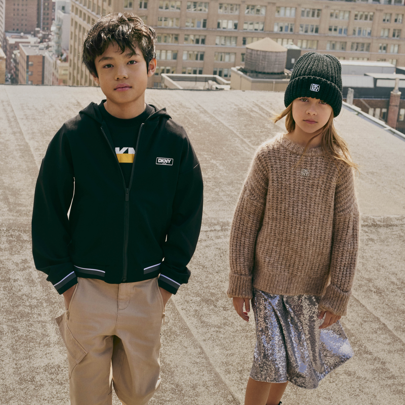 Hooded cardigan DKNY 
                    UNISEX
