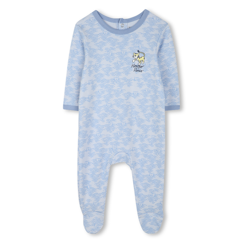 Cotton press-stud pajamas KENZO KIDS 
                        BOY