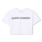 Cropped T-shirt with diamant&eacute;s MARC JACOBS 
                    GIRL