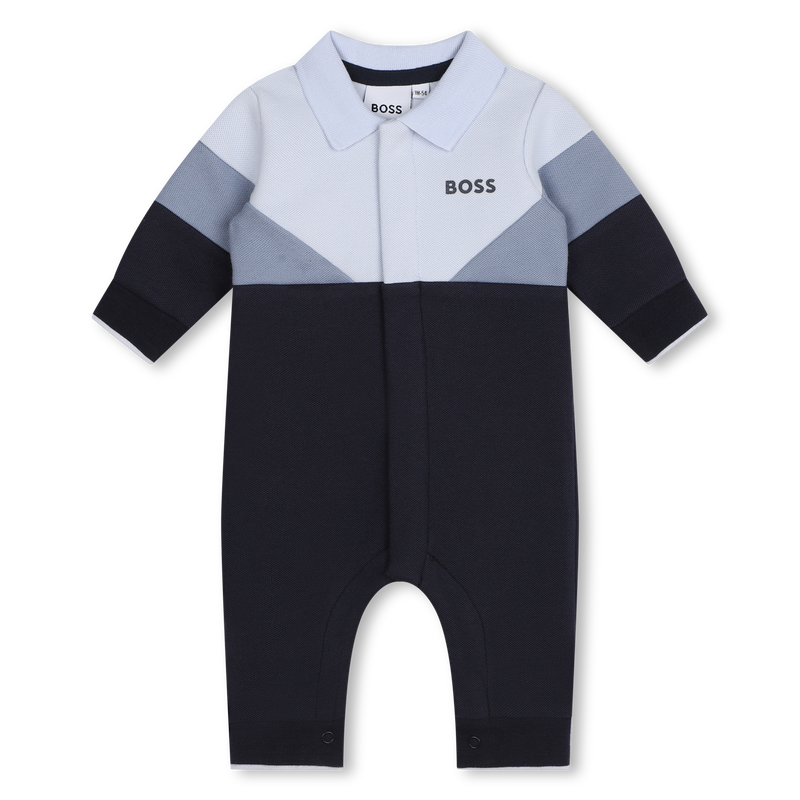 Polo-Collar Jumpsuit BOSS 
                    BOY