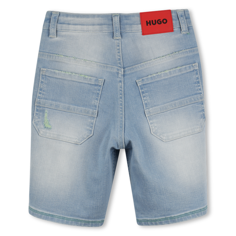 5-pocket denim Bermuda shorts HUGO 
                    BOY