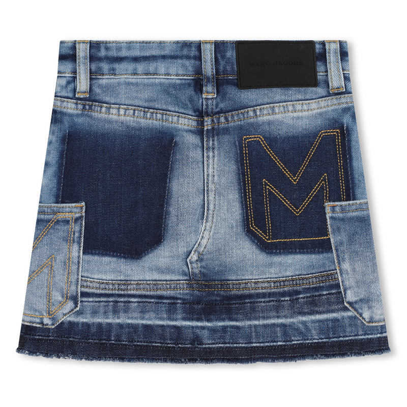 Worn-Look Denim Skirt MARC JACOBS 
                    GIRL