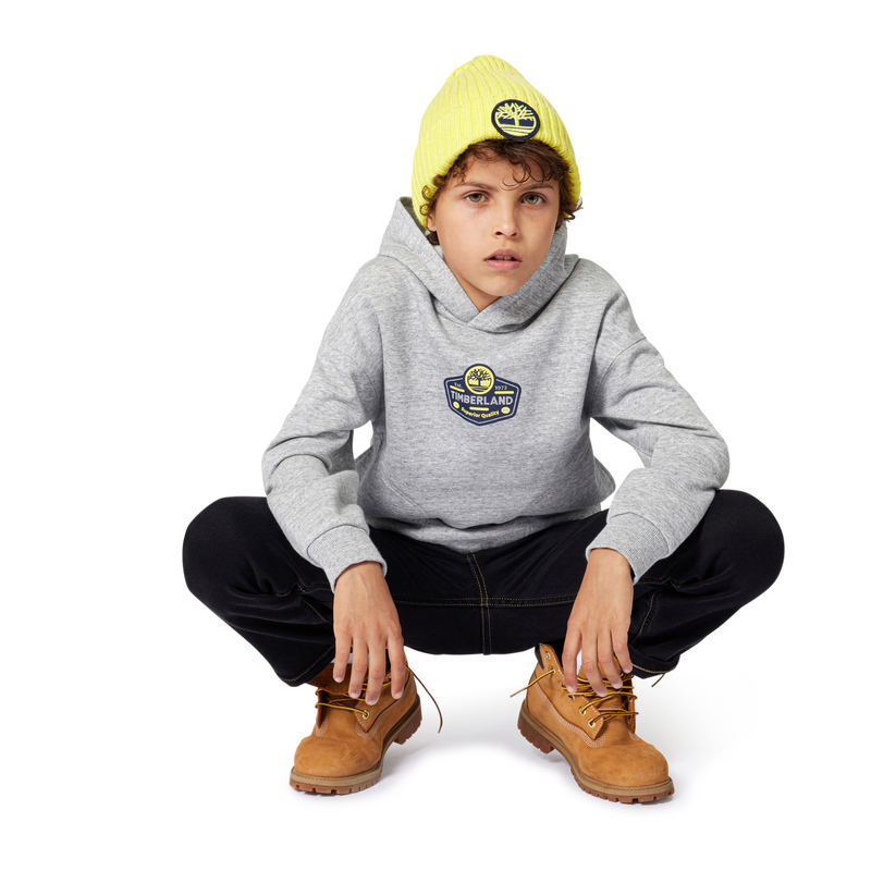 Knitted badge hat with logo TIMBERLAND 
                    BOY