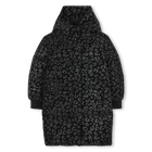Long hooded down jacket KARL LAGERFELD KIDS 
                    GIRL