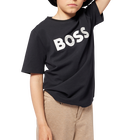 Cotton & linen Bermuda shorts BOSS 
                    BOY