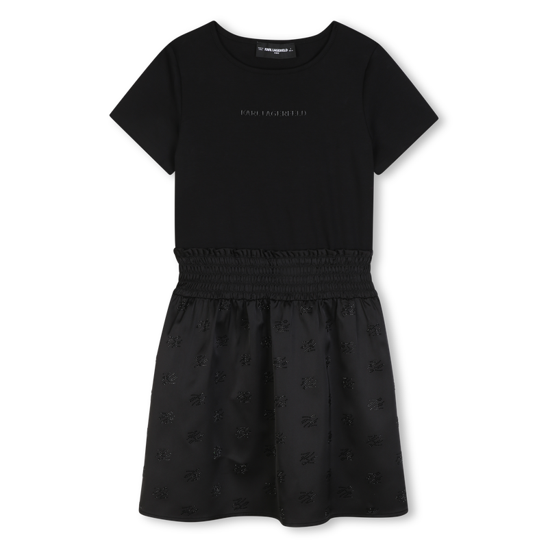 Short-sleeve dress KARL LAGERFELD KIDS 
                        GIRL